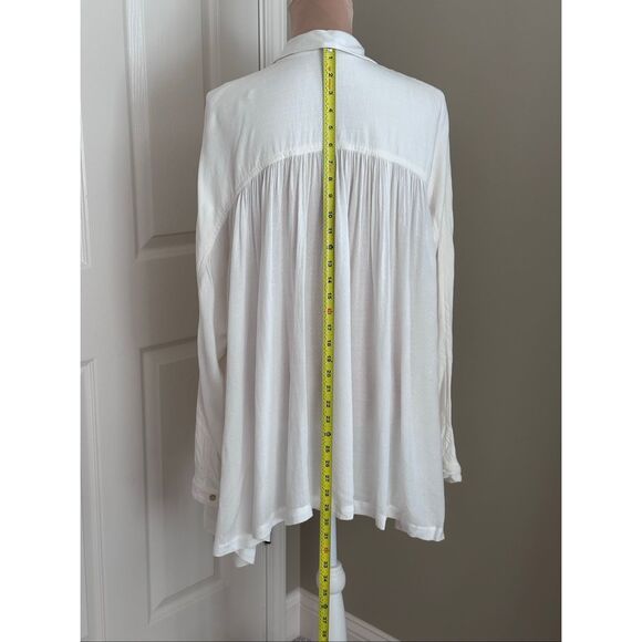 Free People Lovey Day Oversized Shirt - Picture 5 of 13